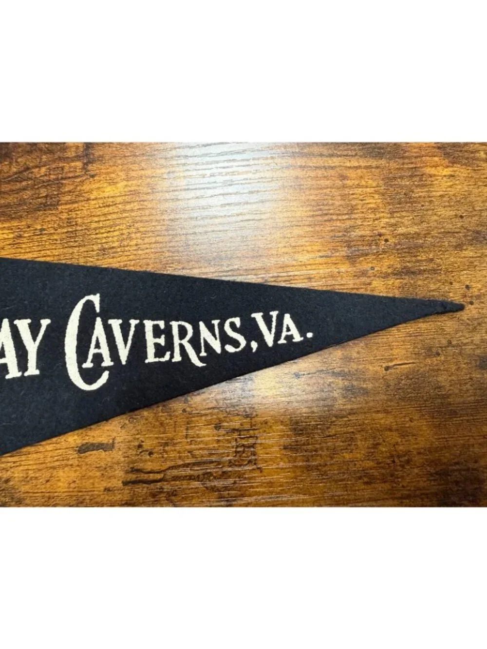 Vintage Luray Caverns, Va mini pennant
